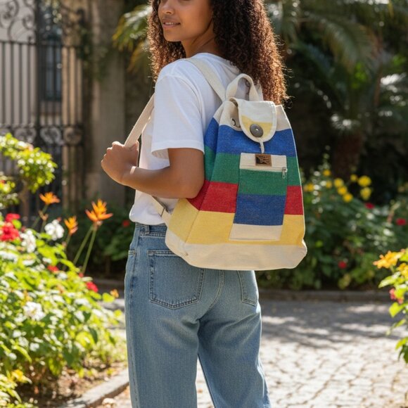 Vibrant Colorful backpack main image 2